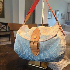 Louis Vuitton Sunray Denim Shoulder Bag